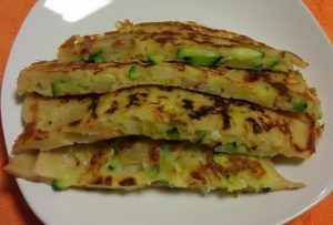 【レシピ】「三食ごはん 農村編2」の料理を作ってみた! ズッキーニチヂミ