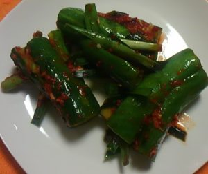レシピ 三食ごはん 農村編２ の料理を作ってみた キュウリキムチ